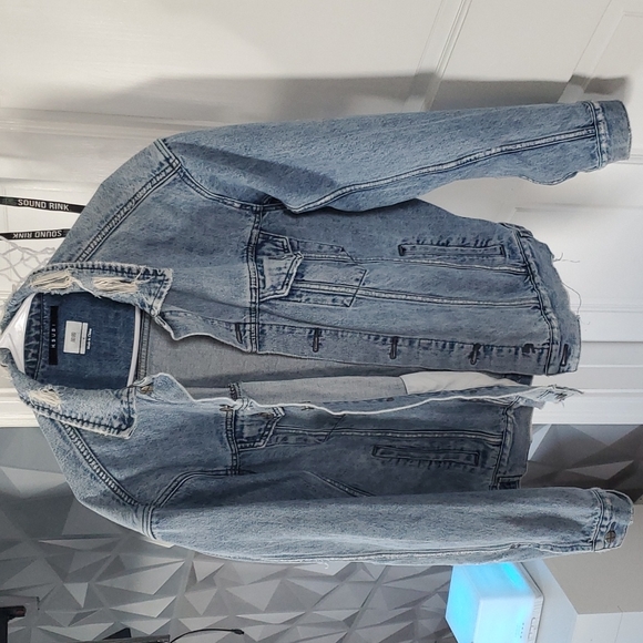 Kusbi Mens Denim  Jean Jacket - Picture 1 of 9